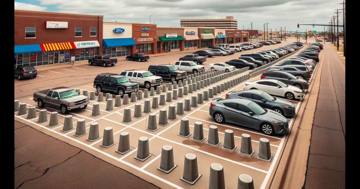 cement parking stops near me in tulsa